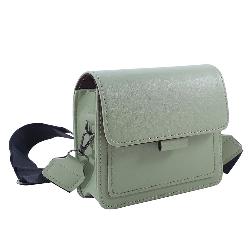 Margaux | Skórzana Torebka Crossbody z Szerokim Paskiem