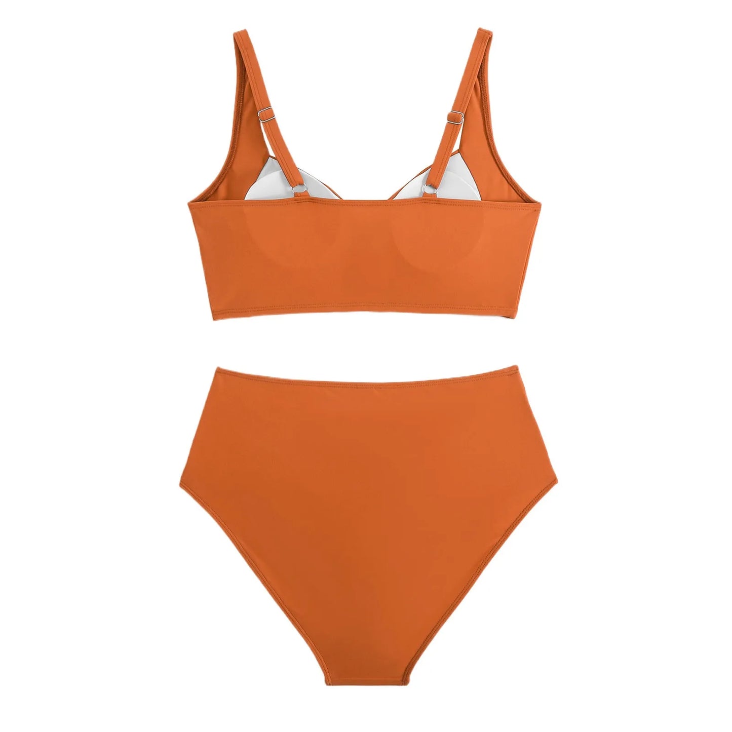 Juliette | Bikini z Wysokim Stanem i Marszczonym Dołem