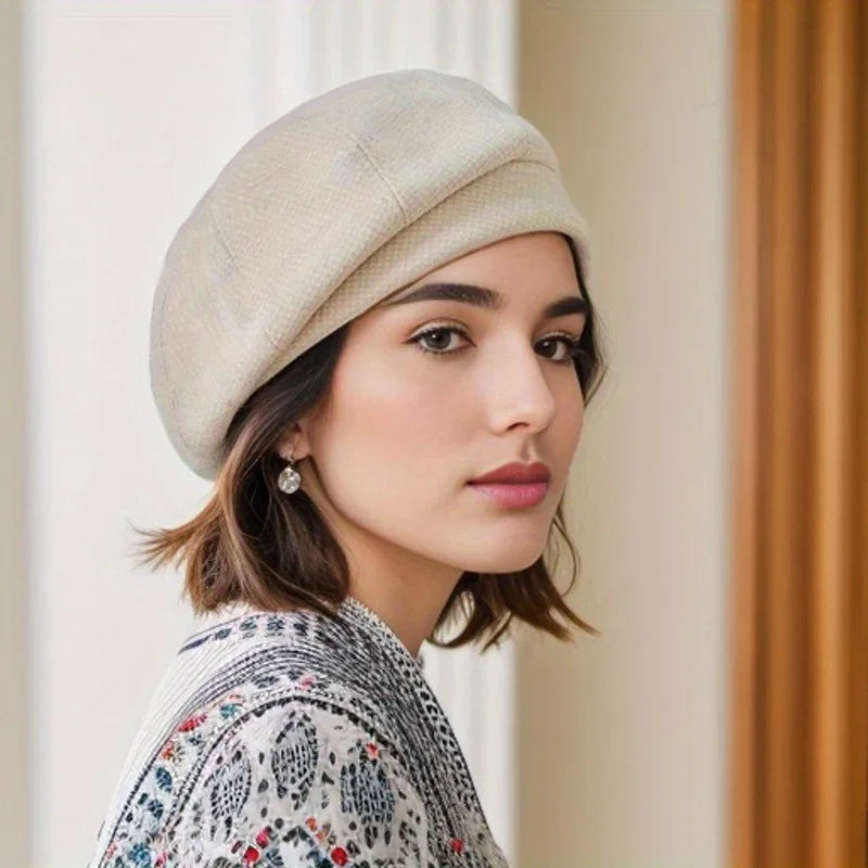 Alodia | Tweedowy Beret Damski - Pootivo