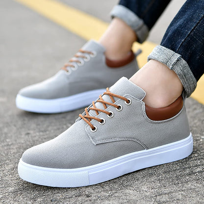 Bartosz | Płócienne Casualowe Sneakersy Męskie - Pootivo