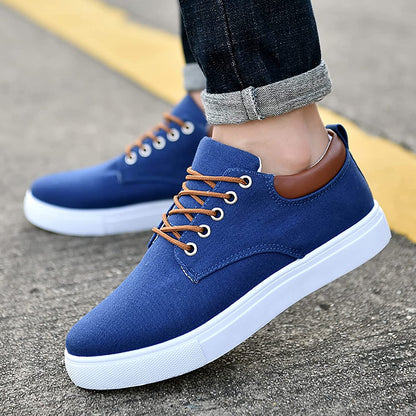 Bartosz | Płócienne Casualowe Sneakersy Męskie - Pootivo
