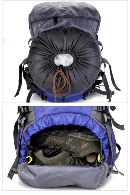 Bodhi | Wodoodporny Wielokomorowy Plecak Trekkingowy 50L - Pootivo
