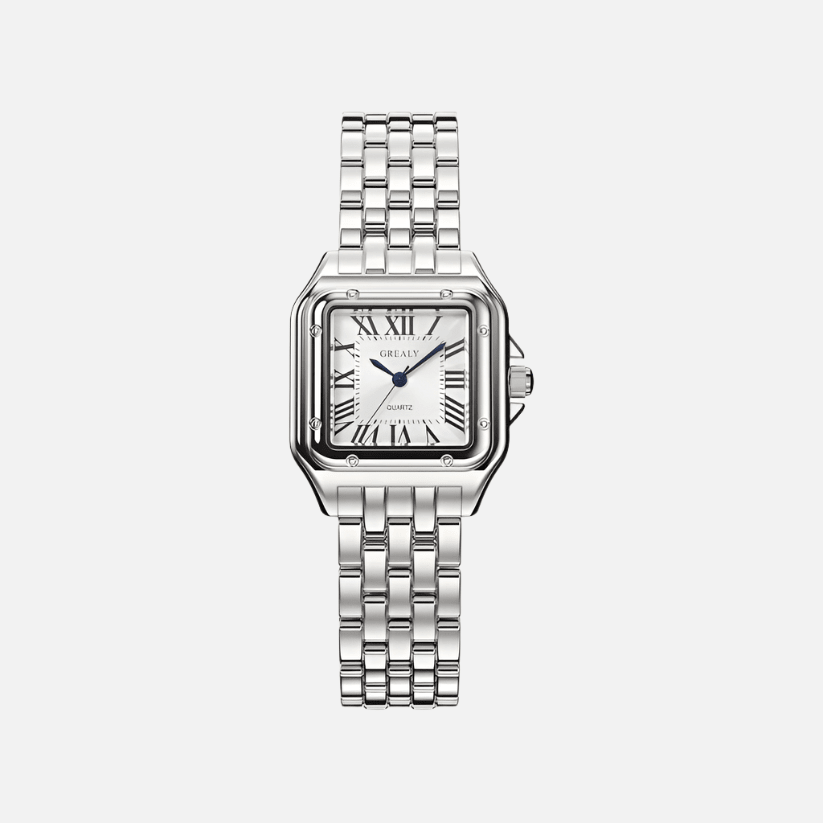 Celina | Kwadratowy Retro Zegarek Damski - Pootivo
