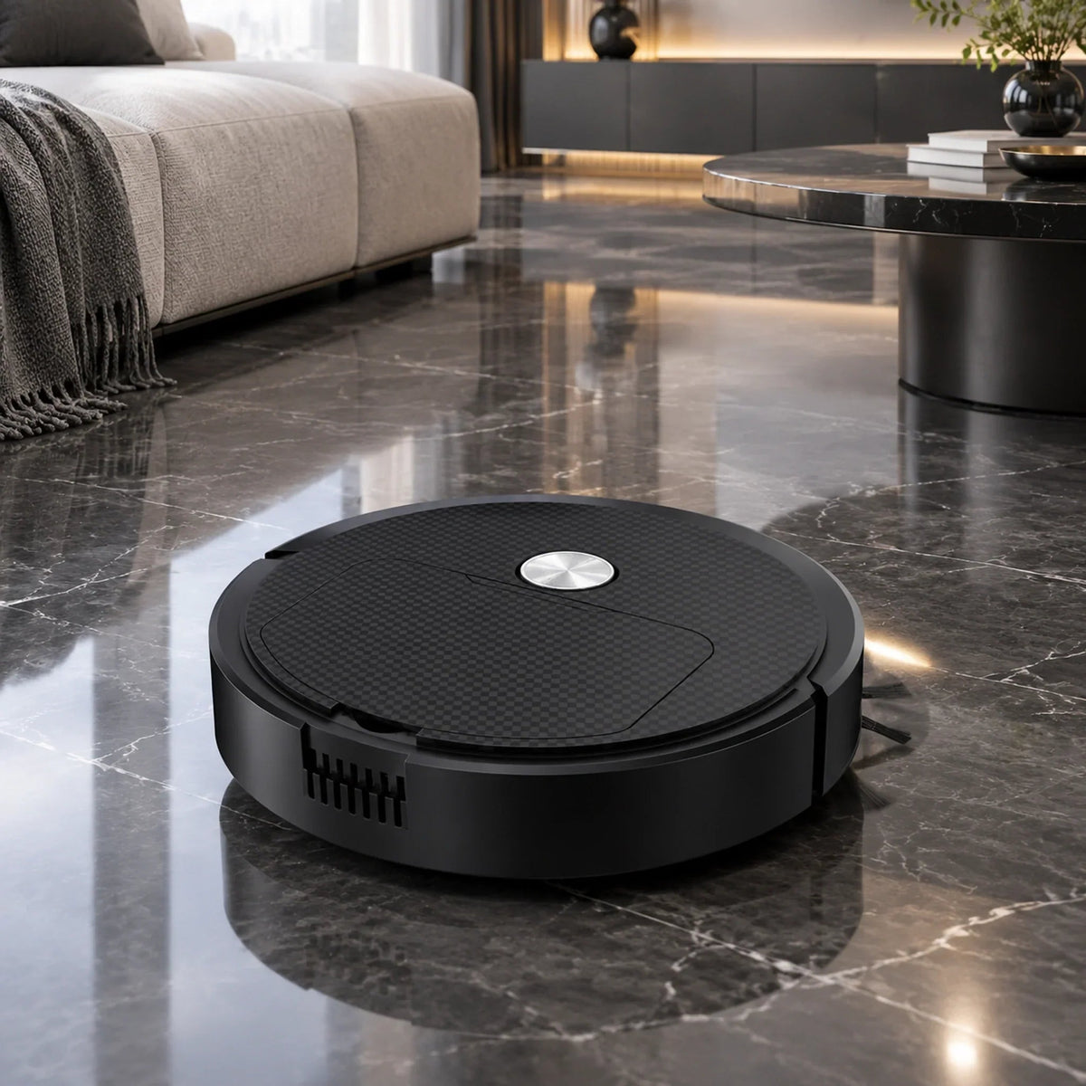 Cieszymysł | Mały Bezprzewodowy Robot Sprzątający z Mopem - Pootivo