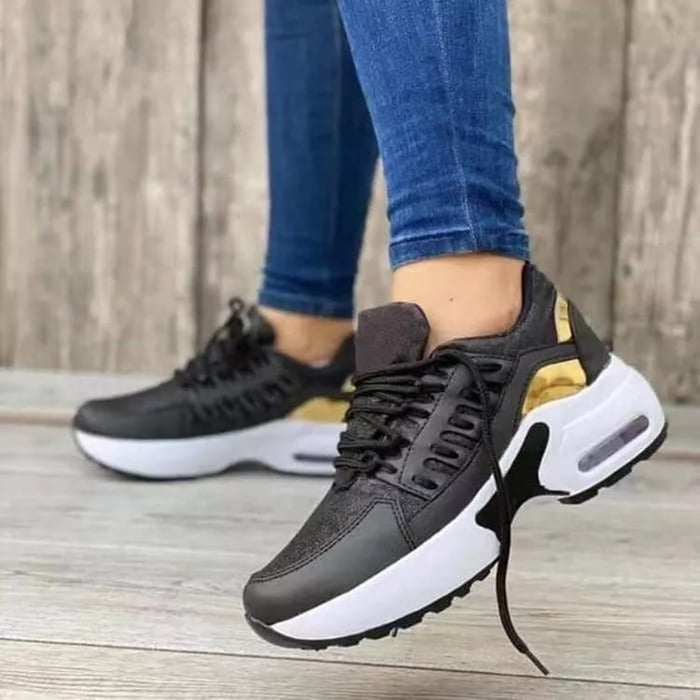 Fiora Sneakersy Damskie Buty Sportowe na Grubej Podeszwie – Adidasy - Pootivo