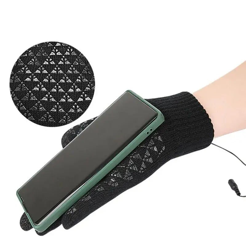 Gromiwoja | Podgrzewane Dzianinowe Rękawiczki z Zasilaniem USB - Pootivo