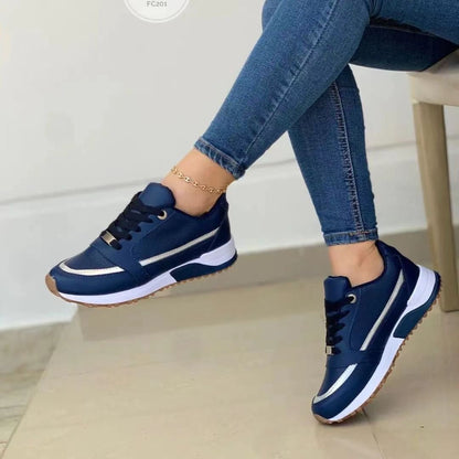 Julita | Wygodne Damskie Sneakersy na Grubej Podeszwie - Pootivo