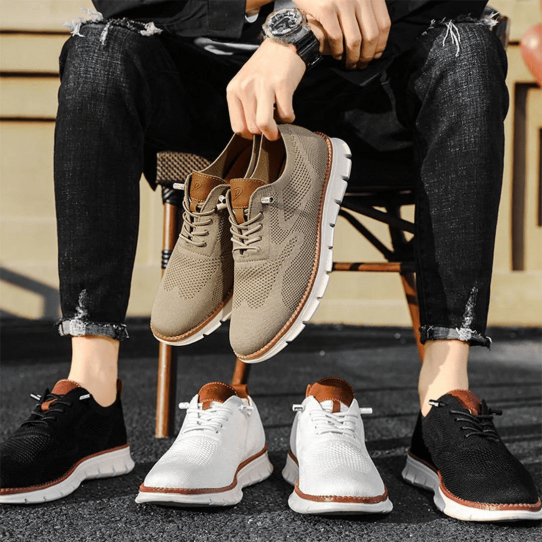 Kajetan | Lekkie Przewiewne Sneakersy Męskie - Pootivo