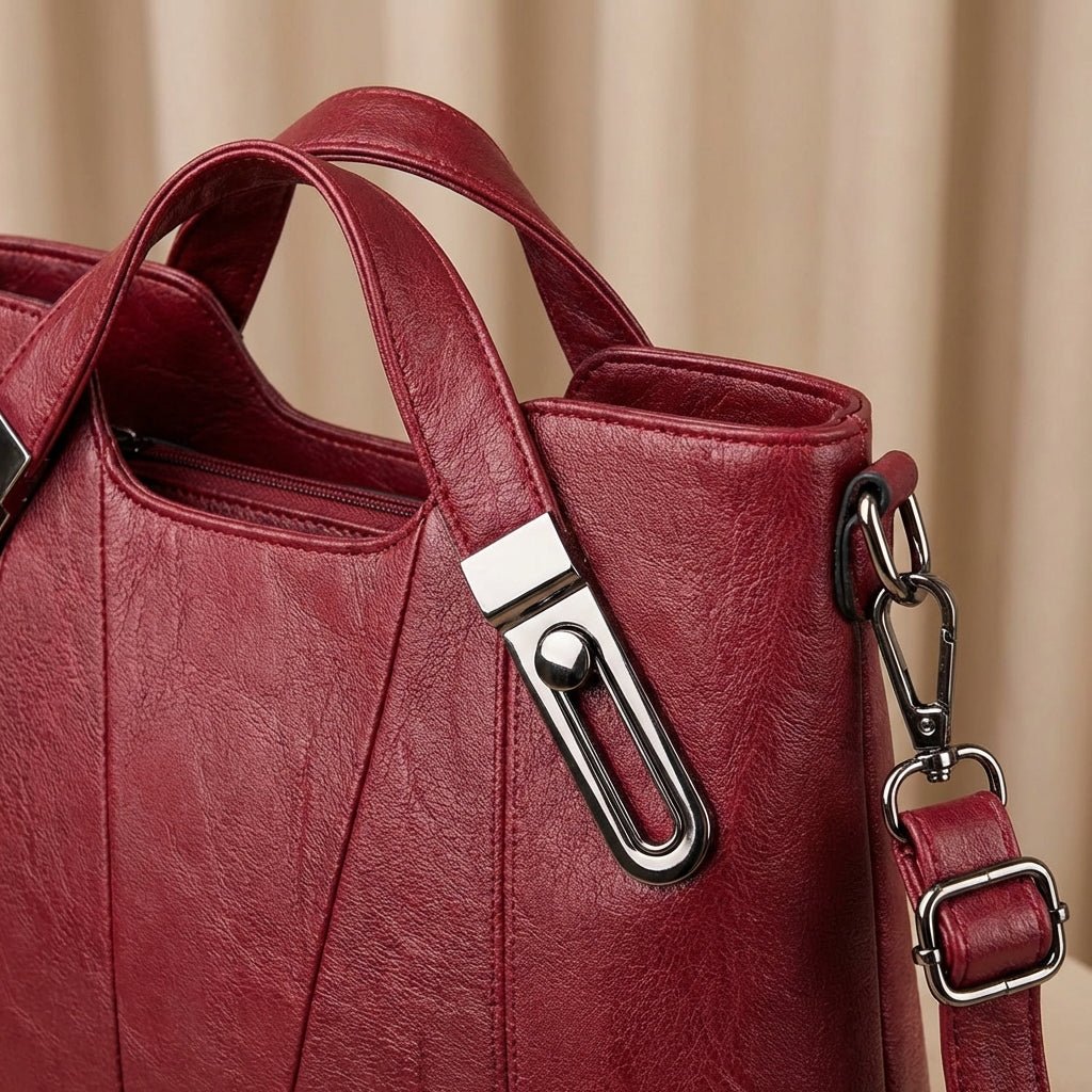 Małosława | Elegancka Pojemna Torebka z Dwiema Rączkami - Pootivo