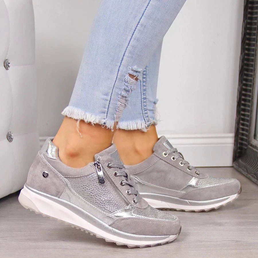 Ruby Sneakersy Damskie z Zamkiem – Lekkie Amortyzujące Wygodne - Pootivo