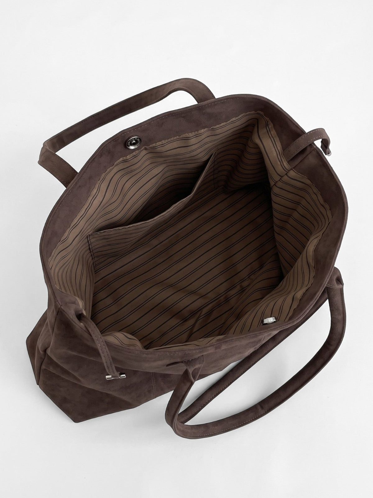 Salomea | Pojemna Jesienna Torba Shopper z Klamrą - Pootivo