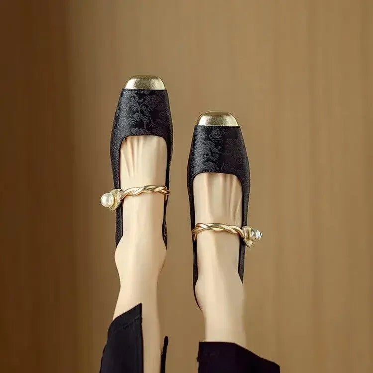 Scarlett | Retro Zielone Buty Mary Jane - Pootivo