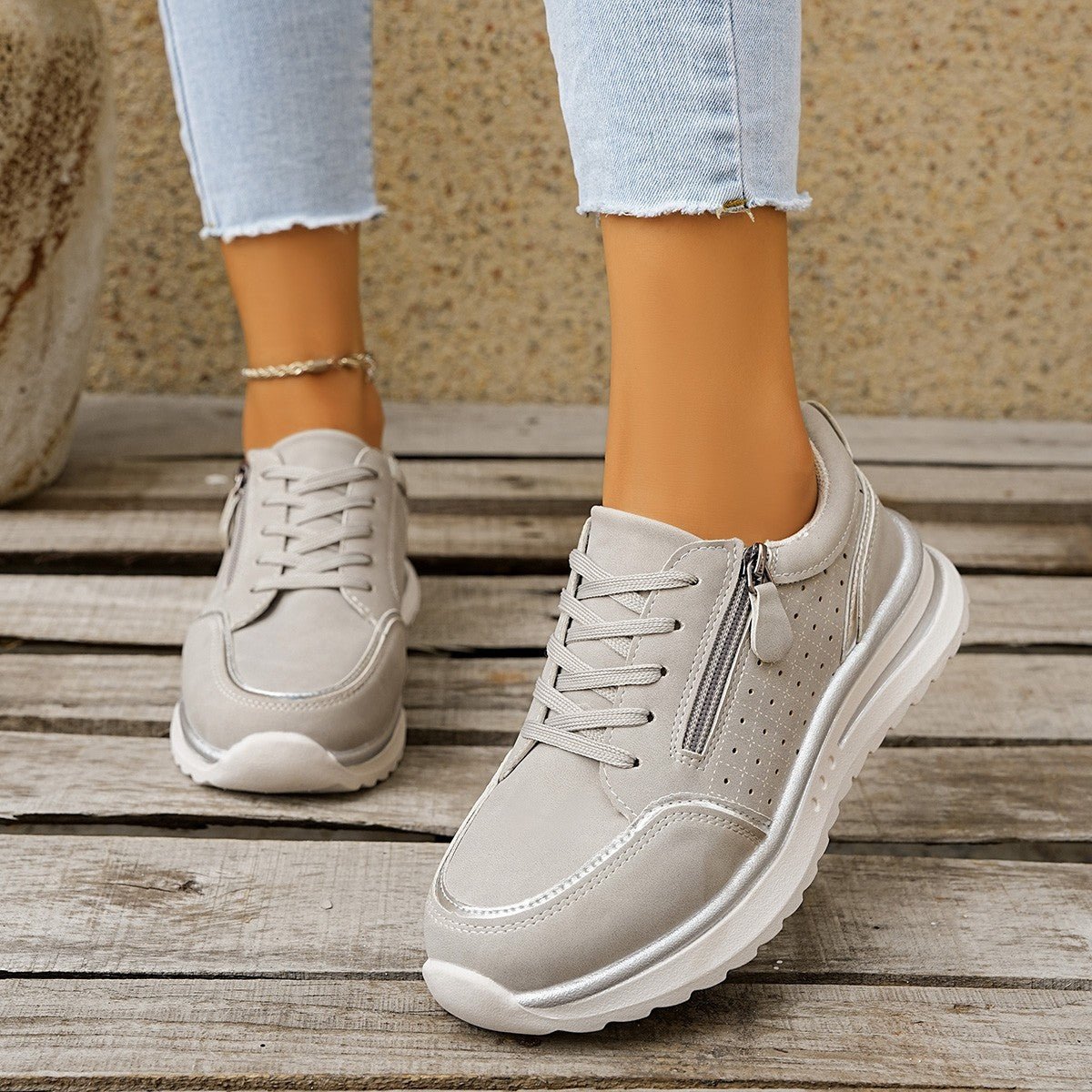 Sienna | Lekkie Oddychające Sneakersy Na Co Dzień - Pootivo