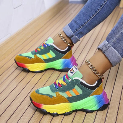 Skylar | Kolorowe Oddychające Sneakersy Damskie - Pootivo