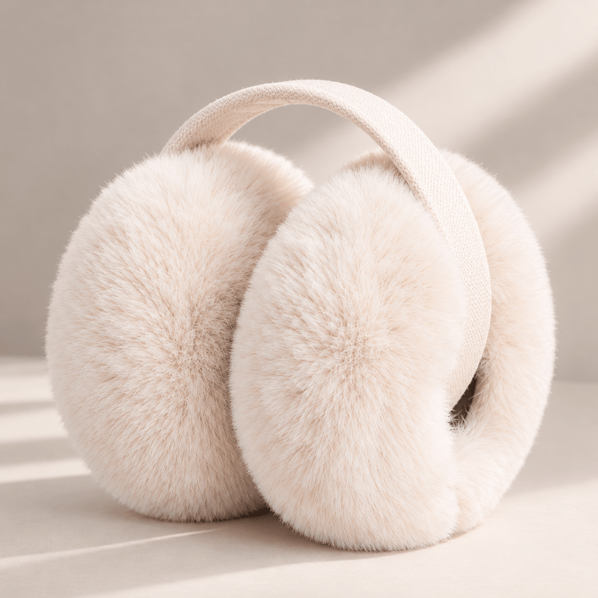 Sobiemira | Puszyste Zimowe Nauszniki ze Sztucznego Futerka - Pootivo