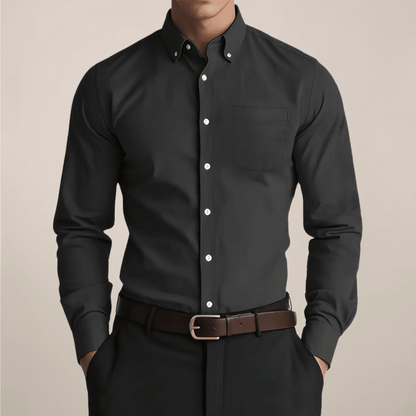 Tymon | Klasyczna Koszula Męska Slim Fit Button Down - Pootivo