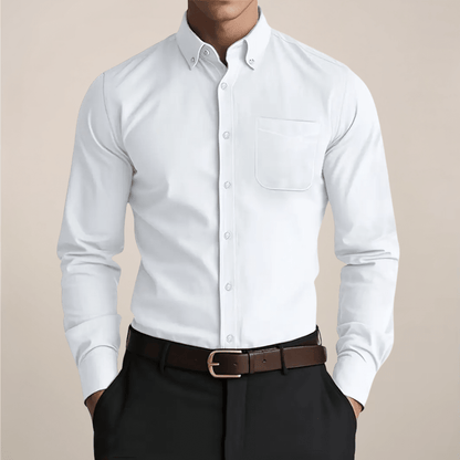 Tymon | Klasyczna Koszula Męska Slim Fit Button Down - Pootivo
