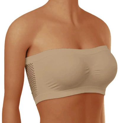 Iris | Bezszwowy Biustonosz Bandeau Sportowy