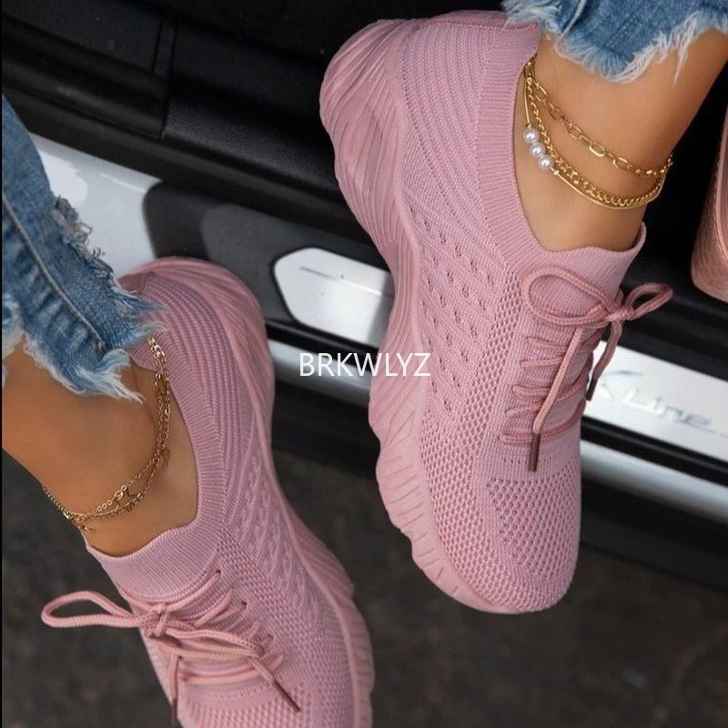 Velena Damskie Sneakersy Siateczkowe Buty Sportowe - Pootivo