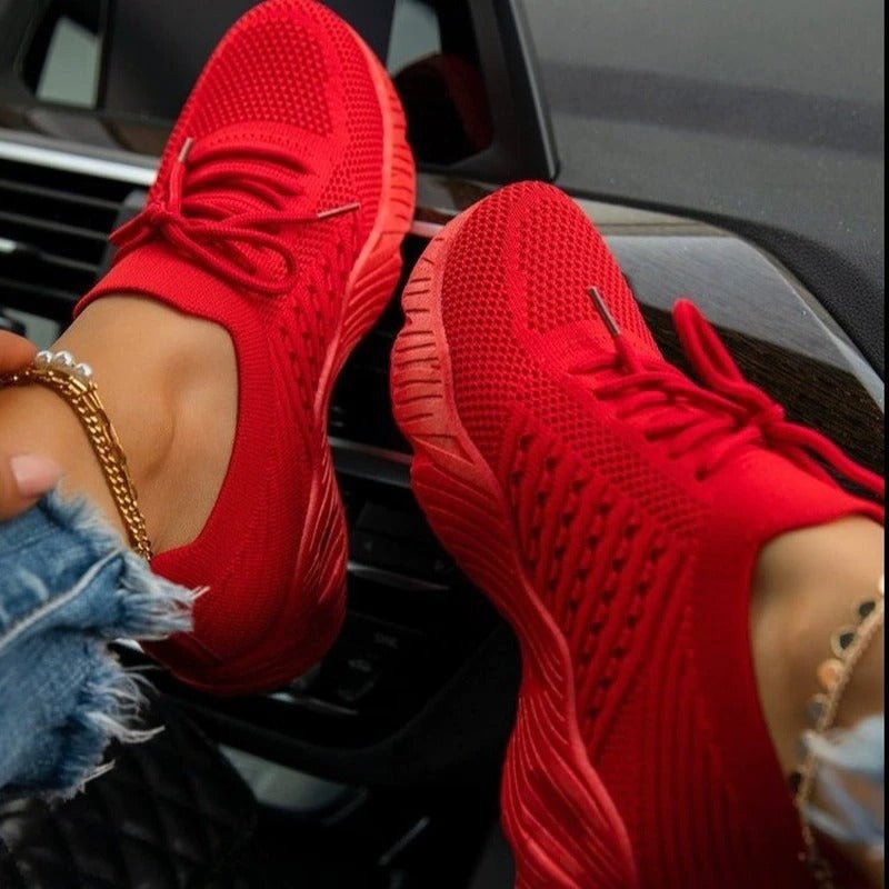 Velena Damskie Sneakersy Siateczkowe Buty Sportowe - Pootivo