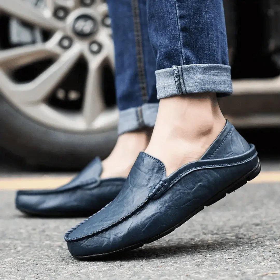 Veltro | Mokasyny Skórzane Męskie – Eleganckie Wsuwane Loafersy - Pootivo