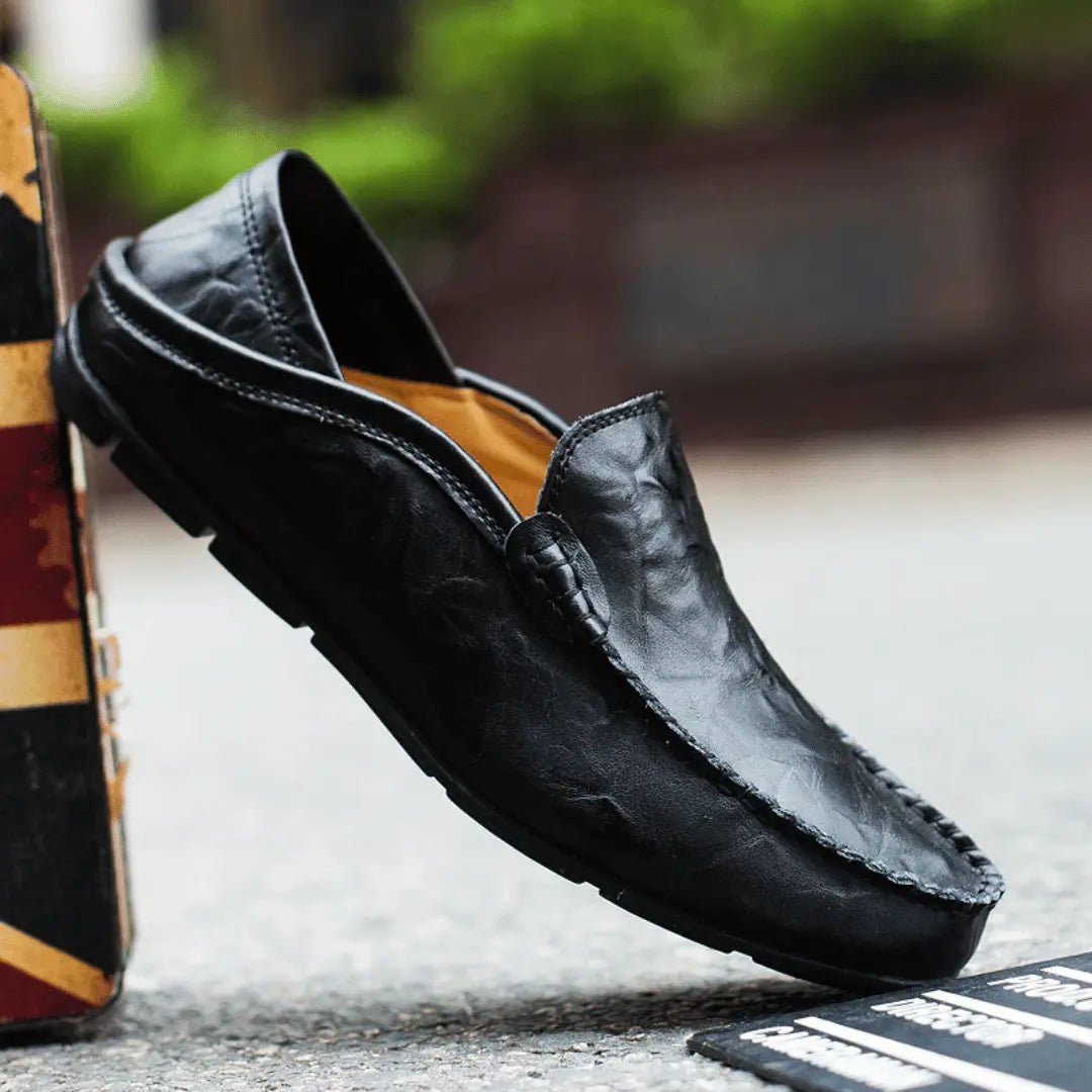 Veltro | Mokasyny Skórzane Męskie – Eleganckie Wsuwane Loafersy - Pootivo