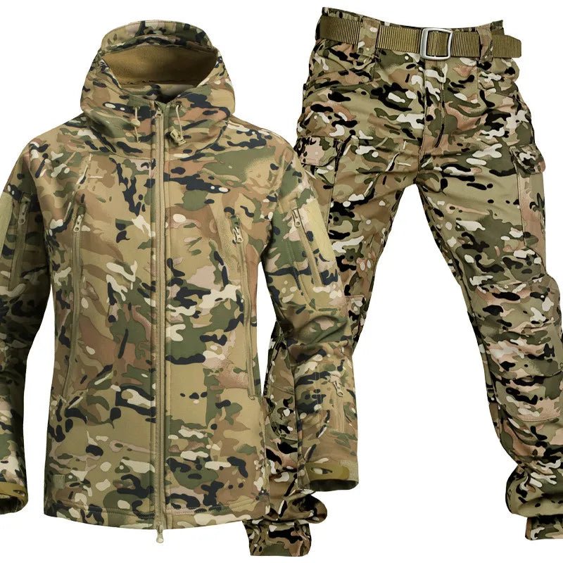 Wiktor | Ocieplany Wiatroodporny Komplet Softshell - Pootivo